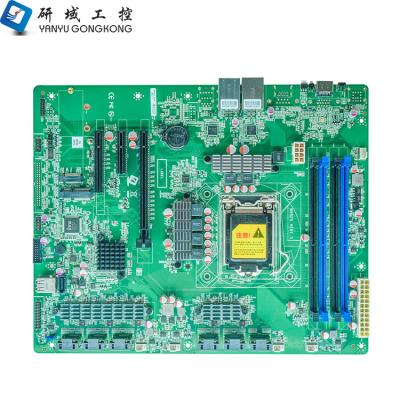 China IPF36_S24 Server / Workstation Dual LAN 4 DDR4 M.2 mSATA TPM SATA 24 NAS Server Motherboard for sale