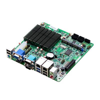 China CPU J1900 Dual LAN Fanless ITX Fanless Cooling ITX Motherboard CPU J1900 Monitor Mainboard Support 4 Mini Bay for sale