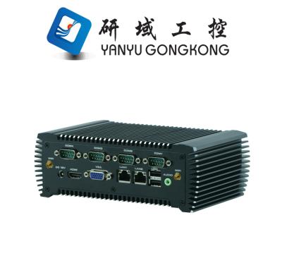 China AI Quiet Cheap Fanless Linux x86 Embedded Box PC Barebone Pfsense Tech Supports Bay Trail N2930 Mini Processor for 2 NIC for sale