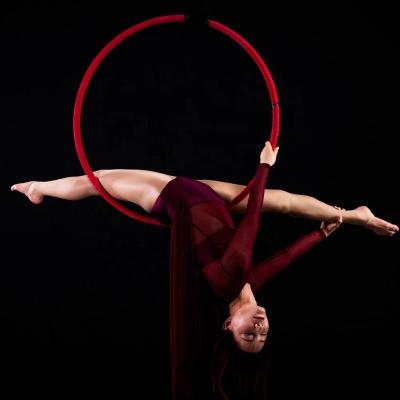 China Aerial Acrobatic Aerial Rig Lyra Equipment Yoga Circle 85cm/90cm/95cm Ring Set Fully Strength Circus Circle With Props for sale