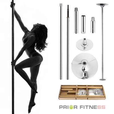 China 2022 stainless steel pole dance amazon sale 45mm fitness dance pole house/portable static and rotating pole for sale