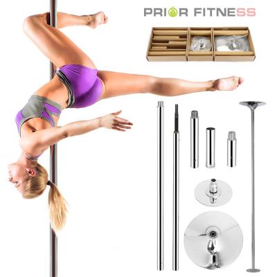 China Fitness Bodybuilding/Home Rotation Pole Kit Stripper Pole Dance 45mm Fitness Dance & Static Pole Fitness For Christmas Home Gift for sale