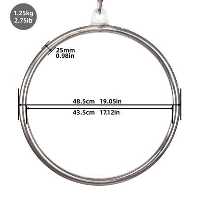 China NEW Style 100% Stainless Steel Mini Hoop Mini Lyra Yoga Aerial Hoop for Home Fitness Aerial Dance for sale