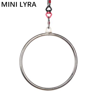 China 2022 NEW 100% Stainless Steel Mini Lyra Aerial Circle Yoga Circle For Home Fitness Aerial Dance for sale