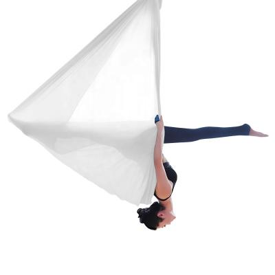 China High Strength Nylon Anterior Fitness Yoga Hammock Fabric 10.9Yards/10m Nylon Aerial Anti-Gravity Yoga Swing for sale