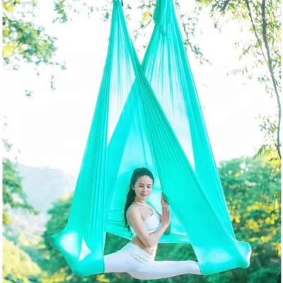 China PRIOR FITNESS Nylon Yoga Hammock Fabric 15.3 Yards/14M Anti-Gravity Aerial Yoga Sling Outdoor High Strength Nylon for sale