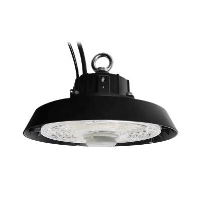 China Industrial Warehouse LED Lights 130-170lm/W 100W 150W 200W UFO Highbay Light With Sensor 5 Year Warranty for sale