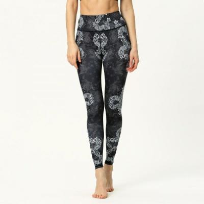 China Custom Artwork Womens Yoga Leggings Athletic Yoga Pants digital Printed for sale