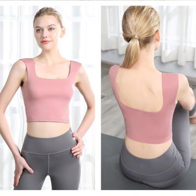 China das Yoga-Trägershirt Flatlock der Frauen 220g nähender Übungs-BH für Damen zu verkaufen