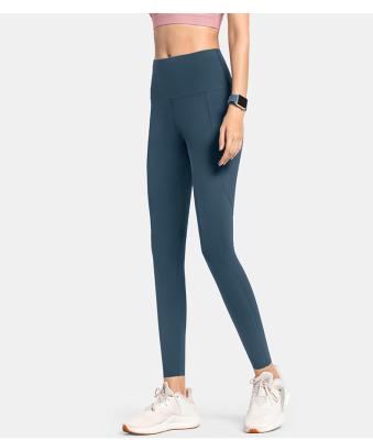 Chine Pantalon en nylon de yoga de Spandex de Logo Printed de collants de la séance d'entraînement des femmes suées de la preuve 280g à vendre