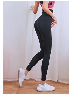 China Cremallera encima de las polainas del entrenamiento de la compresión del control de barriga de los pantalones de la yoga de la cintura alta de las mujeres en venta