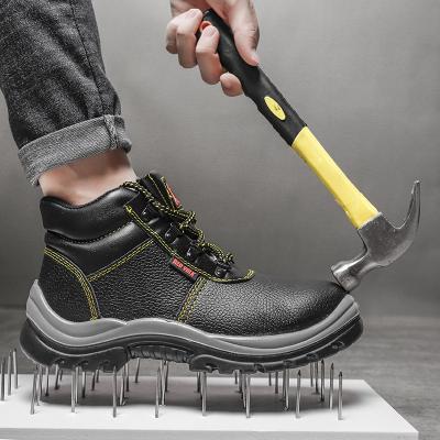 China Factory Wholesale Men's Steel Toe Safety Shoes Outdoor Steel Toe Boots Work Safety Shoes Anti-Sensational Toe Cap for sale