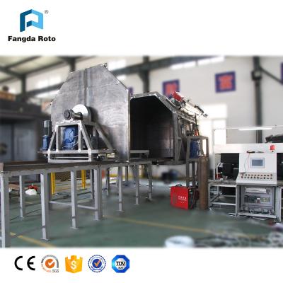 China Factory Fangda brand CE approved water tank or boat making closed furnace rock n roll rotomolding machine for sale