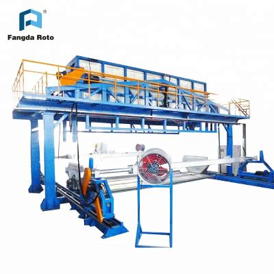 China plastic steel water tank making rock n roll rotomolding machine for sale for sale