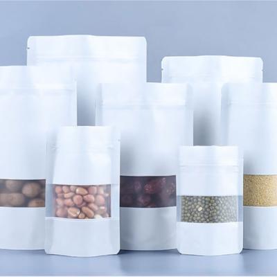 China Recyclable Colorful Coffee Stand-Up Packaging Bag With Valve Heat Seal Coffee Bag With Window Food Packaging for sale