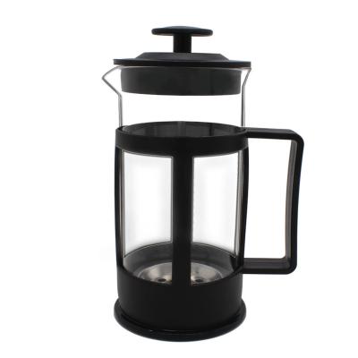 China Fashion Viable Travel Press Pot Glass Coffee Maker Coffee French Pot with French Press Camping for sale