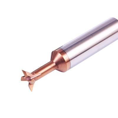 China Metal Work Tool Neck Diameter 6 Diameter 2.5 Solid Carbide Dovetail Flute Milling Cutter For Steel for sale