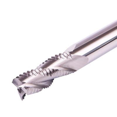 China Metal Work Tool Cheap Price Roughing End Mill 3 Flute Carbide High Speed ​​STEEL Milling Cutter For Aluminum for sale