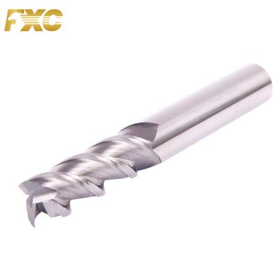 China Metal Working Tool China Wholesale 3 Flute Fresadora Spiral Solid Carbide End Mill For Aluminum for sale