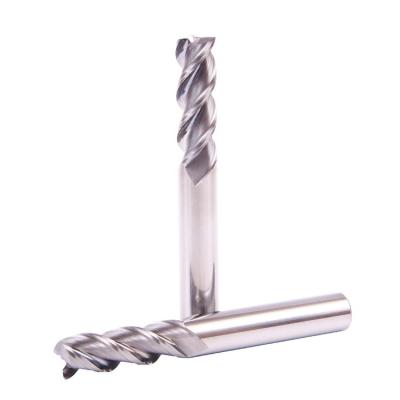 China Metal Work Tool End Mill For HRC55 Aluminum Carbide End Mill For Aluminum 3 Flute for sale