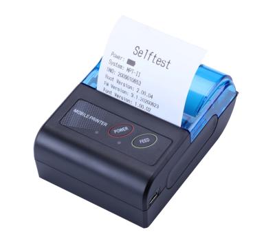 China Customized Cricut Xerox Mobile A4 Body Custom Photo Barcode 58mm Mini Thermal Receipt Printer Portable Wireless Blue-tooth UV Black & White Mini UV 58mm Wireless for sale