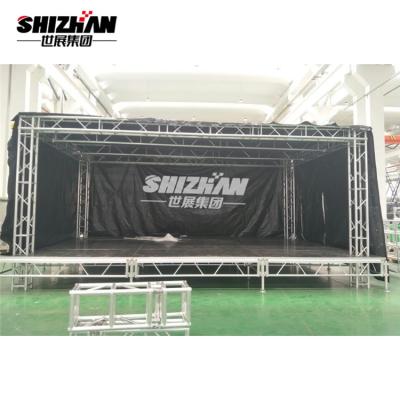 China Adjustable Legs DJ Stage Truss Aluminum Display Design for sale