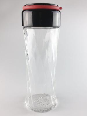 China Black Glass Reusable Water Bottle , Customizable Water Bottles Bpa Free for sale