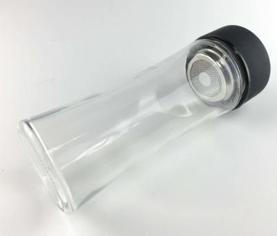 China Matte Zwarte van de het waterfles van het Volwassenen duidelijke thermische glas Aanvaardbaar OEM/ODM Te koop