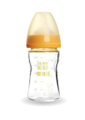 China Anti Explossion Drinking Baby Sipper Water Bottle , Glass Feeding Bottles For Babies for sale