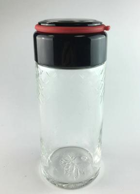 China Lightweight Beautiful Recycled Non Breakable Glass Water Bottle for sale