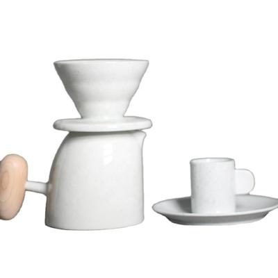 China Viable v60 coffee set and ceramic tea sets china for sale