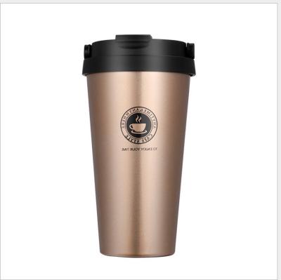 China Viable Creative Portable Car Vacuum Cup Coffee Stainless Steel Vacuum Cup Auto Customization for sale