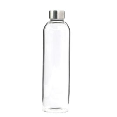 China Viable Classic Creative Gift Tea Cup Sports Water Bottles Transparent Insulated Glass Water Bottle Can Be Printed With Customize for sale