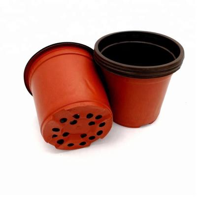 Chine Pots de fleur en plastique de largeur de la crotalaire 15cm de pp 12 trous de drainage à vendre