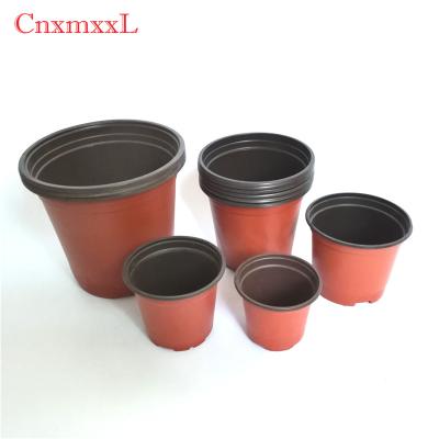 Cina Vaso all'aperto della scuola materna di stile del vaso da fiori del giardino del fiore della pianta di dimensione multipla di plastica semplice del vaso in vendita