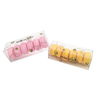 China PVC PET candy cookie custom plastic 6pcs macaron package box Te koop