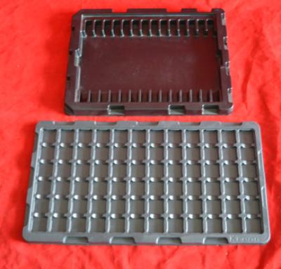 China antistatic black ESD tray for electronic components PCB Te koop