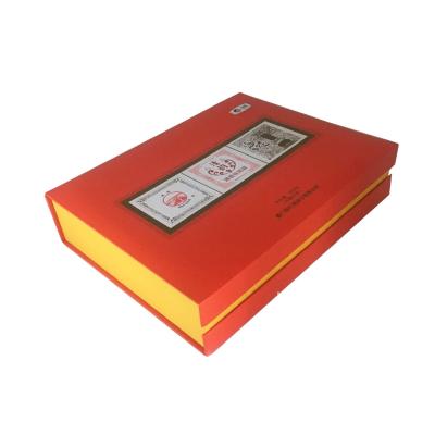 China Eco-friendly customized cardboard packaging box for tea/gift/moon cake/cakes/chocolates for sale