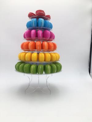 Китай Ярус 10 ясной башни дисплея Macaron прозрачный Recyclable пластиковый для свадебного банкета продается