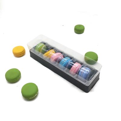 China Caja de macarrones, bandeja interior de plástico para embalaje, bandeja de plástico transparente, soporte para macarrones, bandeja blister para tamaño grande, 6 uds, macaron en venta