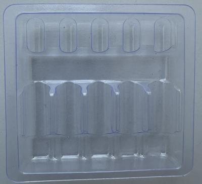 China 1ml 2ml 5ml 10ml 5-pack ampulle-tray PET-Vakuum-tray Anpassung zu verkaufen