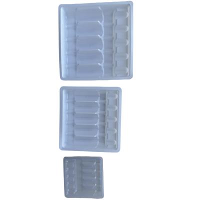 China Customized PET Tray Packaging For Drug Water Injection Bottles for sale