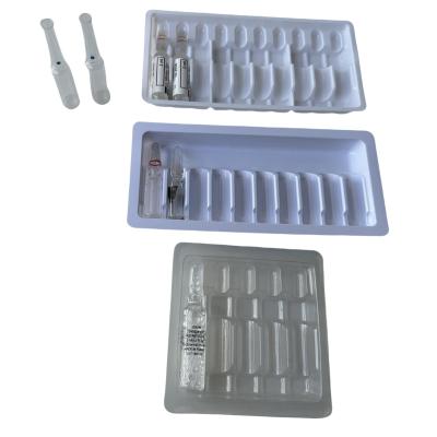 China 1ml 2ml 3mL Injection Ampoule Bottle Self-adhesive Label PET Ampoule Tray Complete Set Of Customization for sale