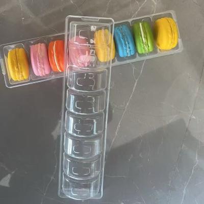 China 6 Pallets Plastic Packaging Macaron Tray Packaging Support Custom  Food Safe for sale