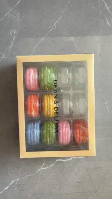 China 12 Pallet Plastic Packaging Macaron Transparent Box Packaging Macaron Tray Packaging Matching Customization for sale