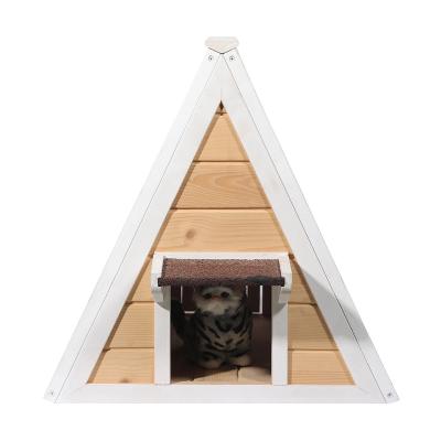 China Good Quality Viable Wooden Small Size Indoor Cat House For Sale for sale