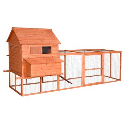 China Cheap Windproof Extra Large Chicken Cage With Cage Long Life Fir Wood Chicken House For Sale for sale