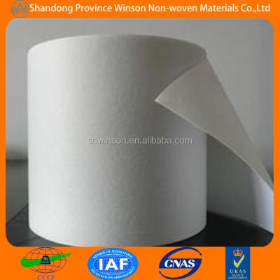 China Anti-bacteria parallel plain nonwoven roll tacky / polyester spunlace fabric for wet wipes for sale