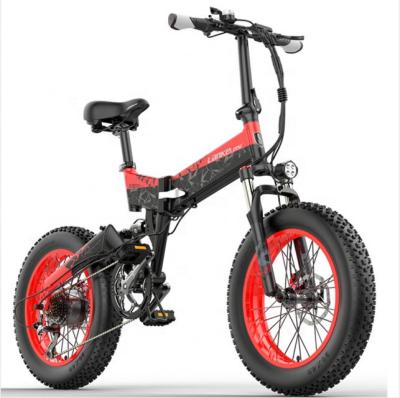 China Factory Supply Aluminum Alloy Electric Bicycle 1000W 48V 10AH E Bike Fat Wheel City Folding Ebike Mountain Bike For Lady for sale