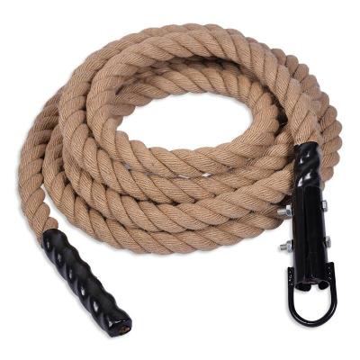 China Exercise Climbing / Outdoor Adventure / Fire Rescue Wholesale Factory Diameter And Length Customized Hemp Climbing Training Rope Suitable For Home And Gym for sale